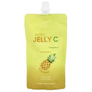 Everydaze Sweet Jelly C, Plant Based Konjac Jelly, Pineapple, 5.07 fl oz (150 ml)