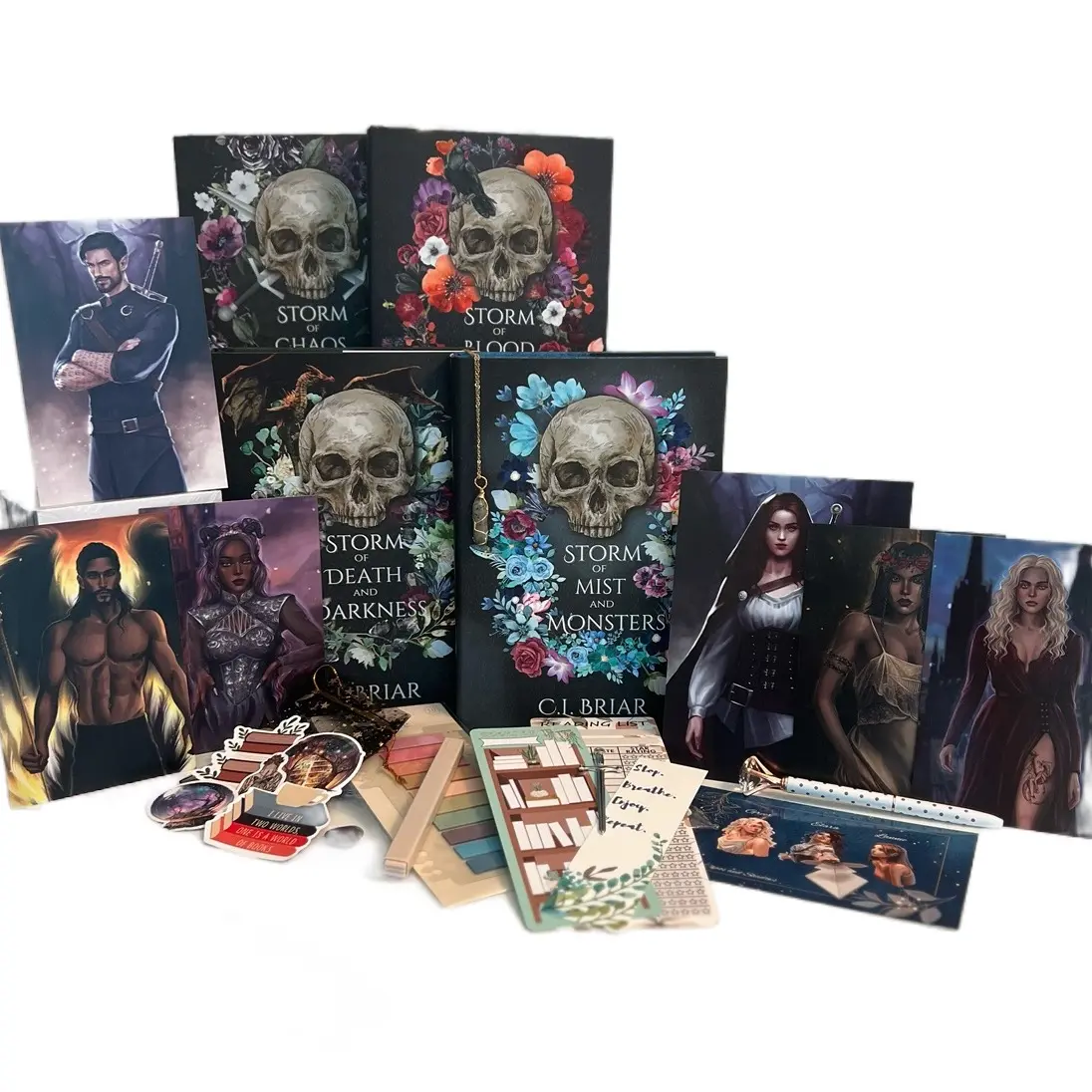 Storm of Chaos and Shadows Special Collector's Edition Book Box - Dark, Spicy, Romantic, Angsty 4-Volume Complete Epic Fantasy Series with Grumpy-Sunshine Trope, Romance, Slow Burn, General, Signed Editions Truly Personal