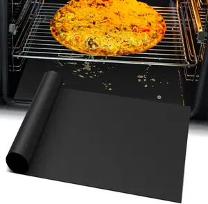 [Christmas deal] Oven Liners for Bottom of Electric Gas Oven, Reusable Non-Stick Teflon Protector Mat, 23.6"x 15.7" Stovetop Cover, oven liner mat .