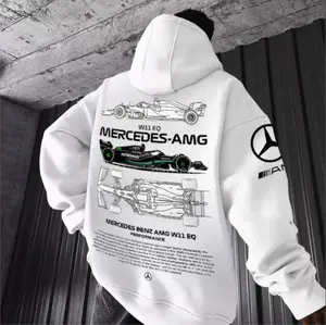 #Mercedess Benz AMG W11 GTR Racing Hoodie, Back Print 90s Car Shirt Menswear Top, Unisex Trending Tee, Sweatshirt