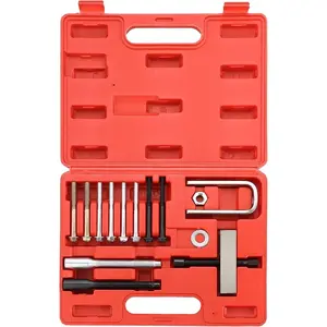 Car Steering Wheel Puller Compressor Remover Set Automotive Steering Wheel Lock Plate Compressor Removal Tool Kit for Most Cars SUVs and Light Trucks