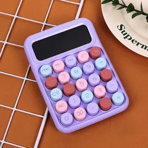 Large LCD Display Calculator, Candy Color Keyboard, Office & School Accounting Supplies, Office Stationery Supplies, Holiday Gift, Christmas Present