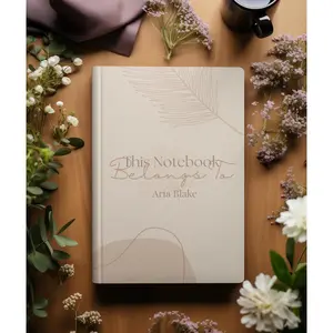 Personalized Boho Journal with Name – Custom Notebook Gift for Women, Aesthetic Writing Journal, Bohemian Diary, Bridesmaid Gift