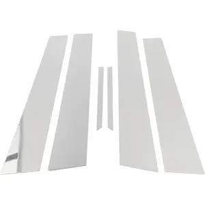 Pcs Door Pillar Window Trim for Cadillac CTS Front Rear Left Right Anti Scratch Sticker Pillar Posts Posts Cover Chrome Silver Tone