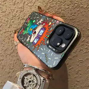 Cartoon Little Boy R-Rugrats Phone Case Compatible with Iphone 16 15 14 13 12 11 Mini Pro Max X XR XSMAX 8 7 Plus, Shockproof Matte Back Cover.