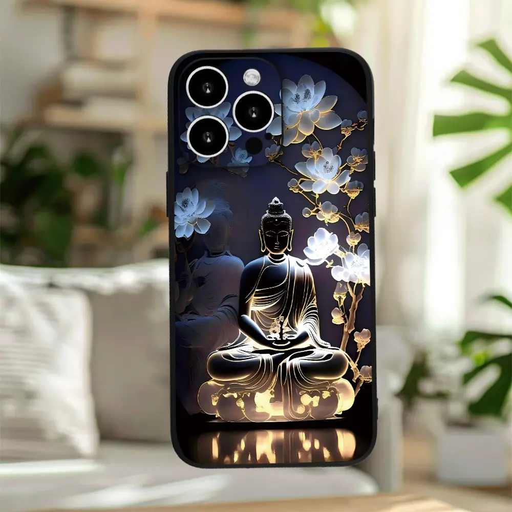 Minimalist Serene for Lotus Buddha Phone Case for iPhone 17 Pro Max/11/12/13/14/15/15 Pro/15 Plus/15 Pro Max/X/XS Max/XR/11 Pro/12 Pro/13 Pro/14 Pro/12 Mini/13 Mini/11 Pro Max/12 Pro Max/13 Pro Max/14 Pro Max/14 Plus/6/6s/6 Plus/7/8/16 Pro/16 Plus/16 Pro