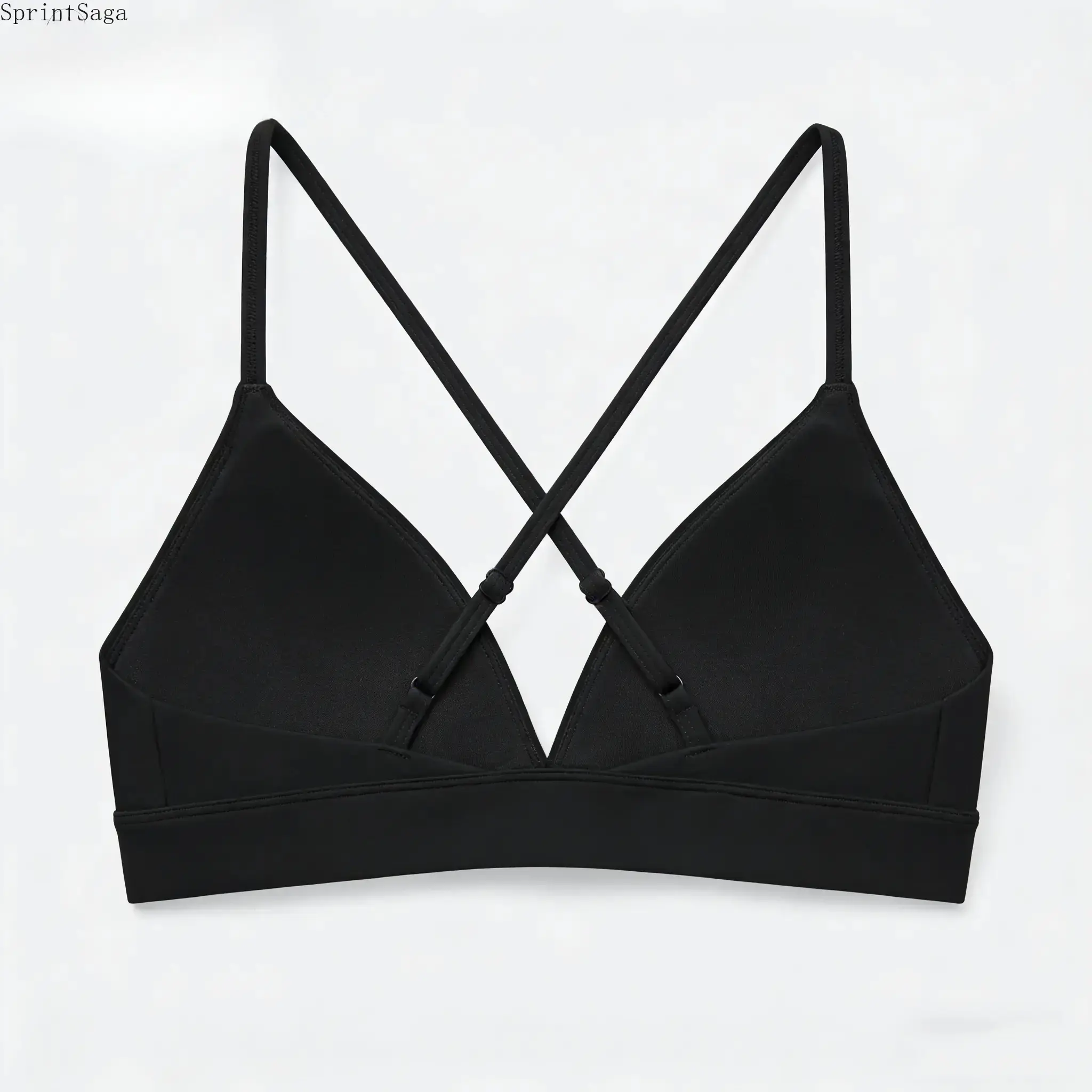 Women’s Black Criss Cross Bikini Top, Tankini Swimwear Top, V-Neck Trendy Swimsuit Top, Polka Dot Beach & Pool Swim Top, Summer 2026 Fashion Swim Bikini Top for Women, Push Up Bathing Suit Top
