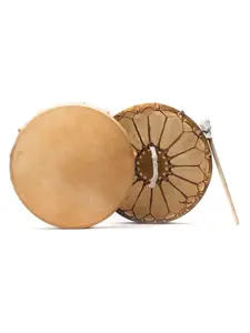 Native American Style Buffalo Hide Frame Hand Drum