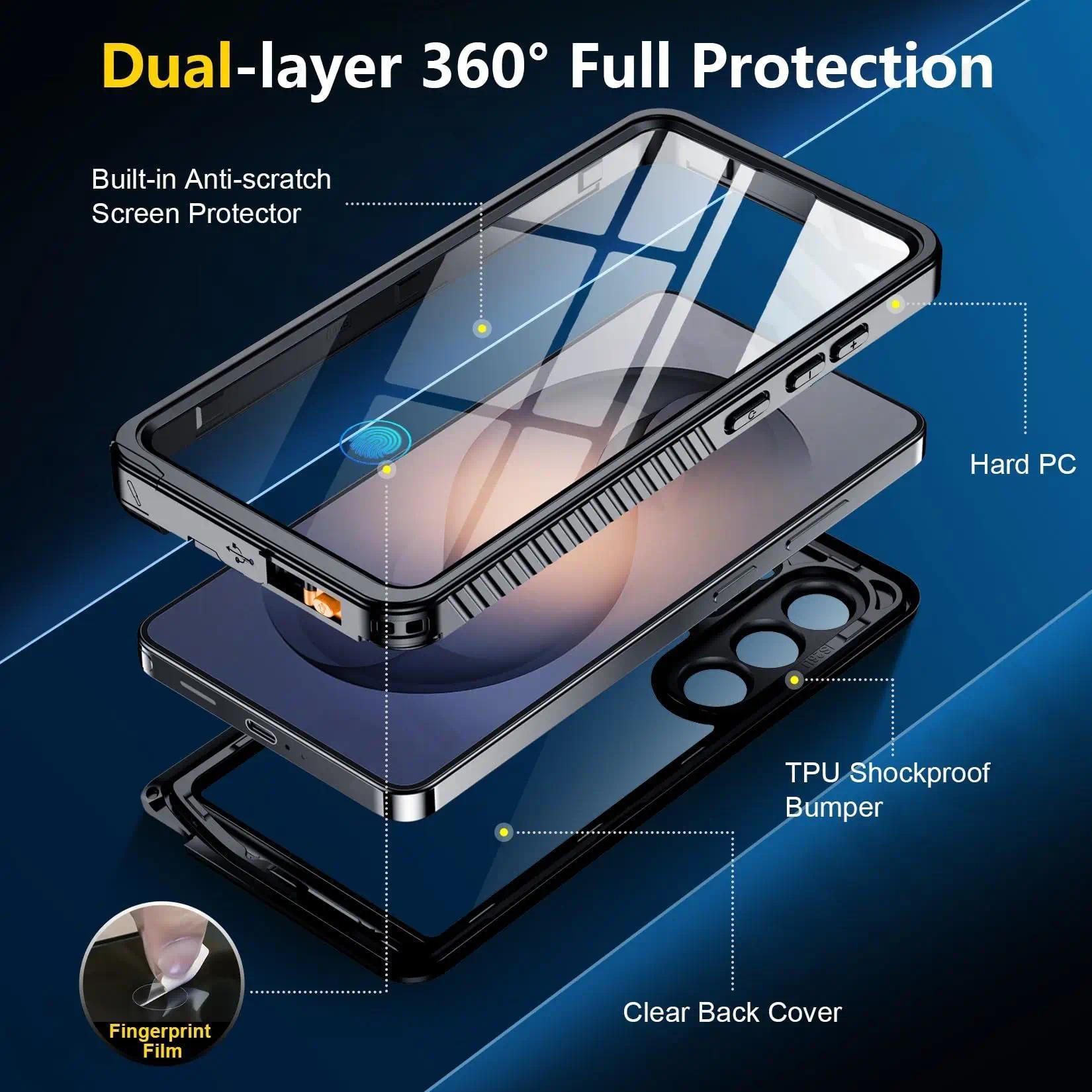 HAY IP68 Shellbox Waterproof Case For Samsung Galaxy S26 S25 FE Ultra S24 S23 A17 A56 A36 Metal Aluminum Swimming Phone Luxury Cover