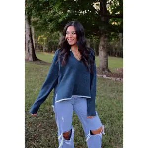 Cassie Notch Neck Sweater