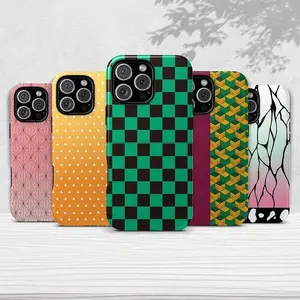 Demon Anime Sleek Matte Black Phone Case Compatible with iPhone X, 11, 12, 13, 14, 15 & more