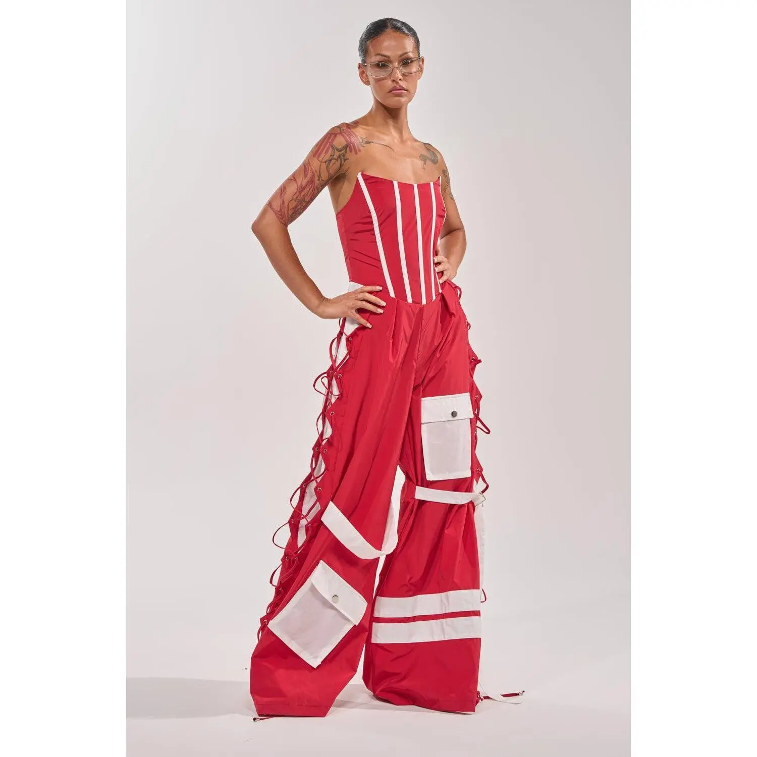 SPORTY VIBE CORSET JUMPSUIT