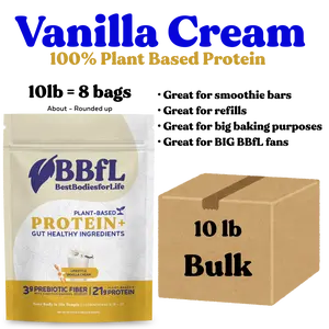 BBfL Vanilla Cream (Plant Based) - BULK OPTION - **FREE SHIPPING**