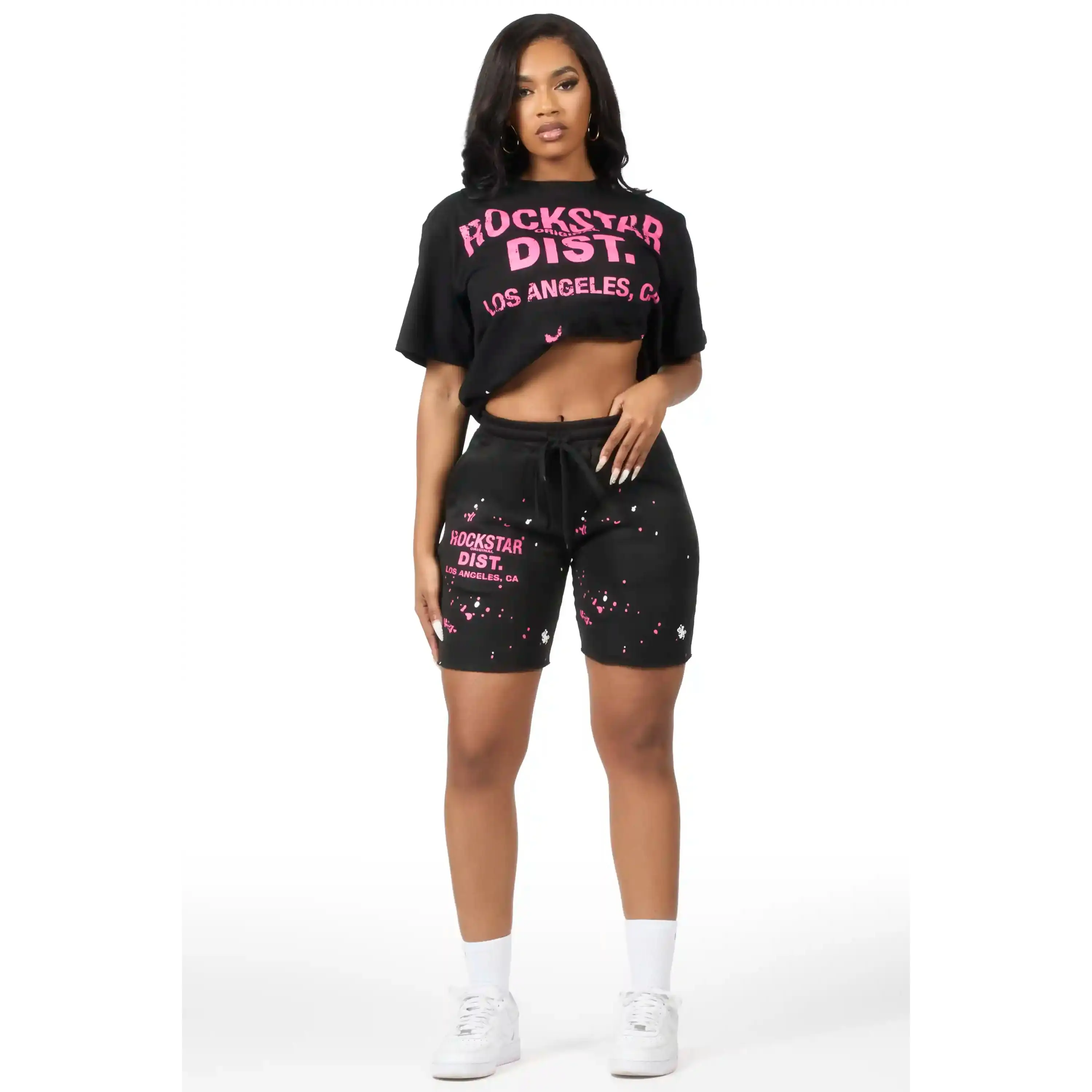 Gianna Black Short Set