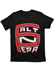 Everyday Comfort Salt N Pepa Vintage Hip-Hop Graphic T-Shirt - Unisex Heavyweight 220GSM Cotton Tee, Retro 90s Inspired Casual Streetwear Shirt for Men & Women - Concerts, Parties, Casual Attire, Hip Hop T Shirt, Street Style Apparel, Bold Graphic Tee, Co