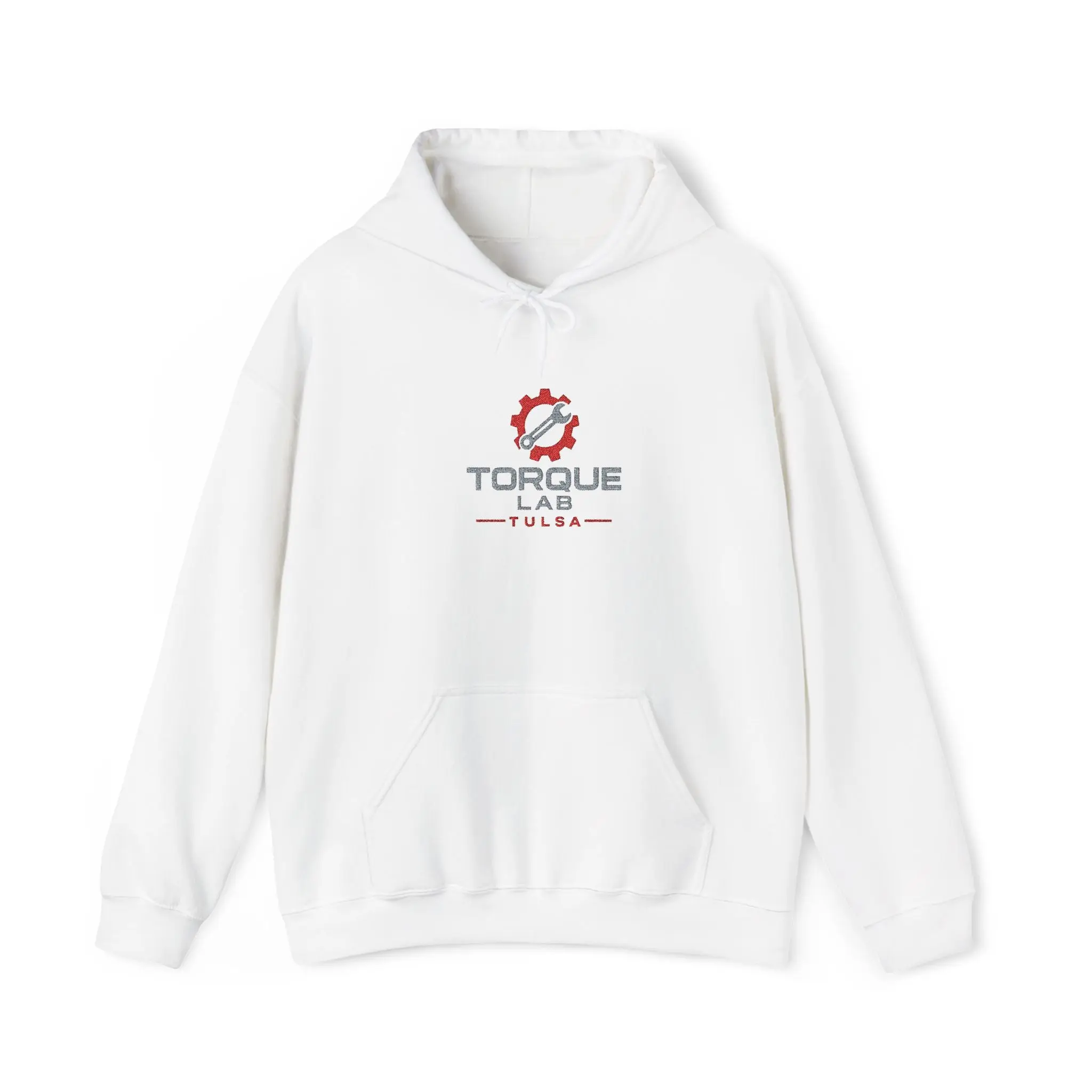 Torque Lab Logo Hoodie — Mechanical Gear Graphic Pullover