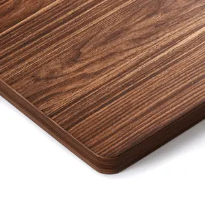 BIZUM Whole-Piece Particle Board Table Top Wood Countertop for Standing Desk DIY 48x24x1 Inch Walnut Desk Top High-Quality Finish