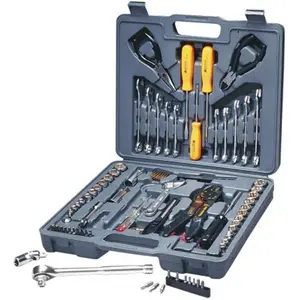 212 MAIN 119-Piece Multifunctional Tool Kit - Home Maintenance Kit & Mechanical Tool Set with Ratchet, Torque Wrench, Crescent Wrench