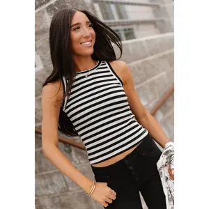 Stripe Tank - Paris | Womenswear Casual Striped Tank Top | Plus Size