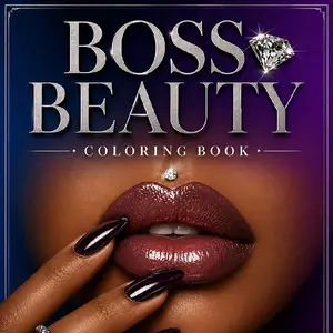 Boss Beauty Coloring Book- Gray scale
