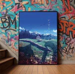 [SALE UP TO 50% + FREE SHIP] Attack on Titan Scenic Cabin Wall Art, Shingeki No Kyojin Anime Decor