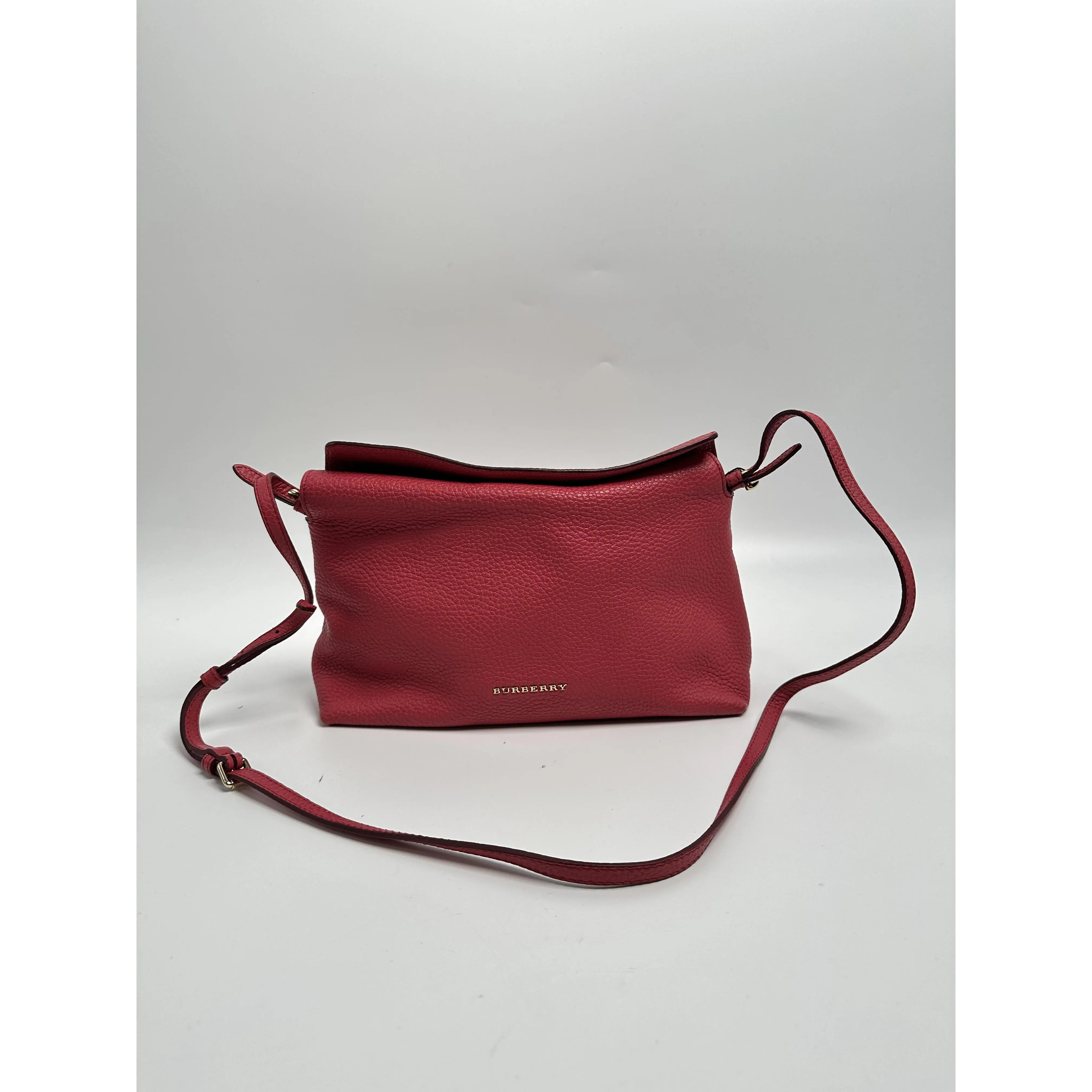 Pre-owned BURBERRY leather Crossbody Bags Crossbody Shoulder Bag Pink SH411BR