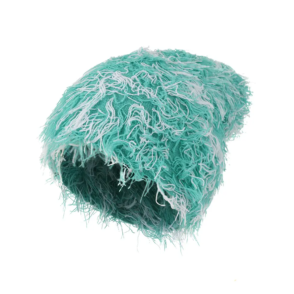 Lake green base, lake green white beard