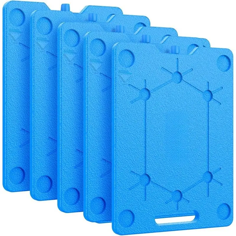 Ice Packs for Coolers - Large- 10 x 13 Inch, Space Saving - Reusable, Long Lasting, Cold Freezer Packs for Coolers&Totes to Keep Food Fresh