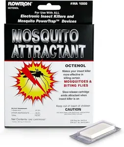 Flowtron MA-1000 Octenol Mosquito Attractant (3-Pack) for BK-15, BK-40, BK-80, MC-9000, FC-8800
