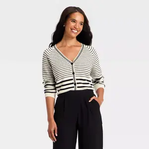 Women's Long Sleeve V-Neck Cardigan - A New Day