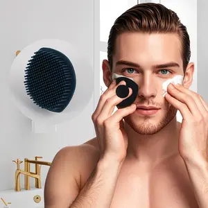 Portable Handheld Facial Cleansing Device, Exfoliating Silicone Brush for Blackhead Removal, Ultra-soft Massage Brush for All Genders