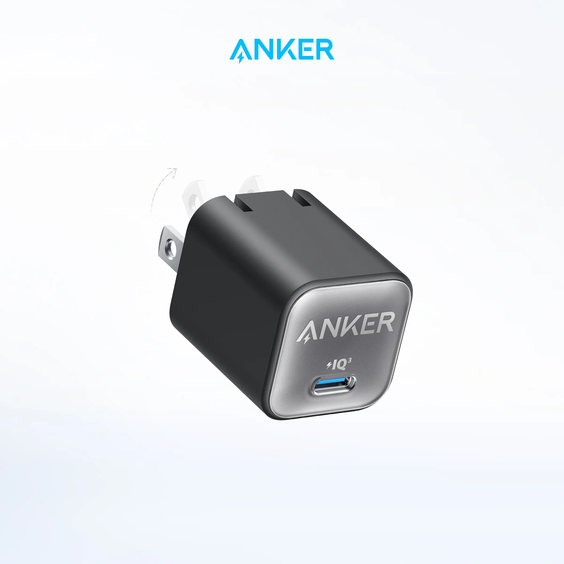 Anker 511 Charger (Nano 3, 30W), MagSafe-Compatible USB-C GaN Tech with PIQ 3.0, For iPhone 16/15 Series, Galaxy, iPad, and More