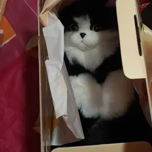 Product Review of 【TikTokShopBacktoSchool】Chongker Stylish Daypack Plush Cat Backpack - Realistic Stuffed Animal Fashion Accessory & Unique Gift for Cat Lovers - 1 Set Gift Wrap from N**i