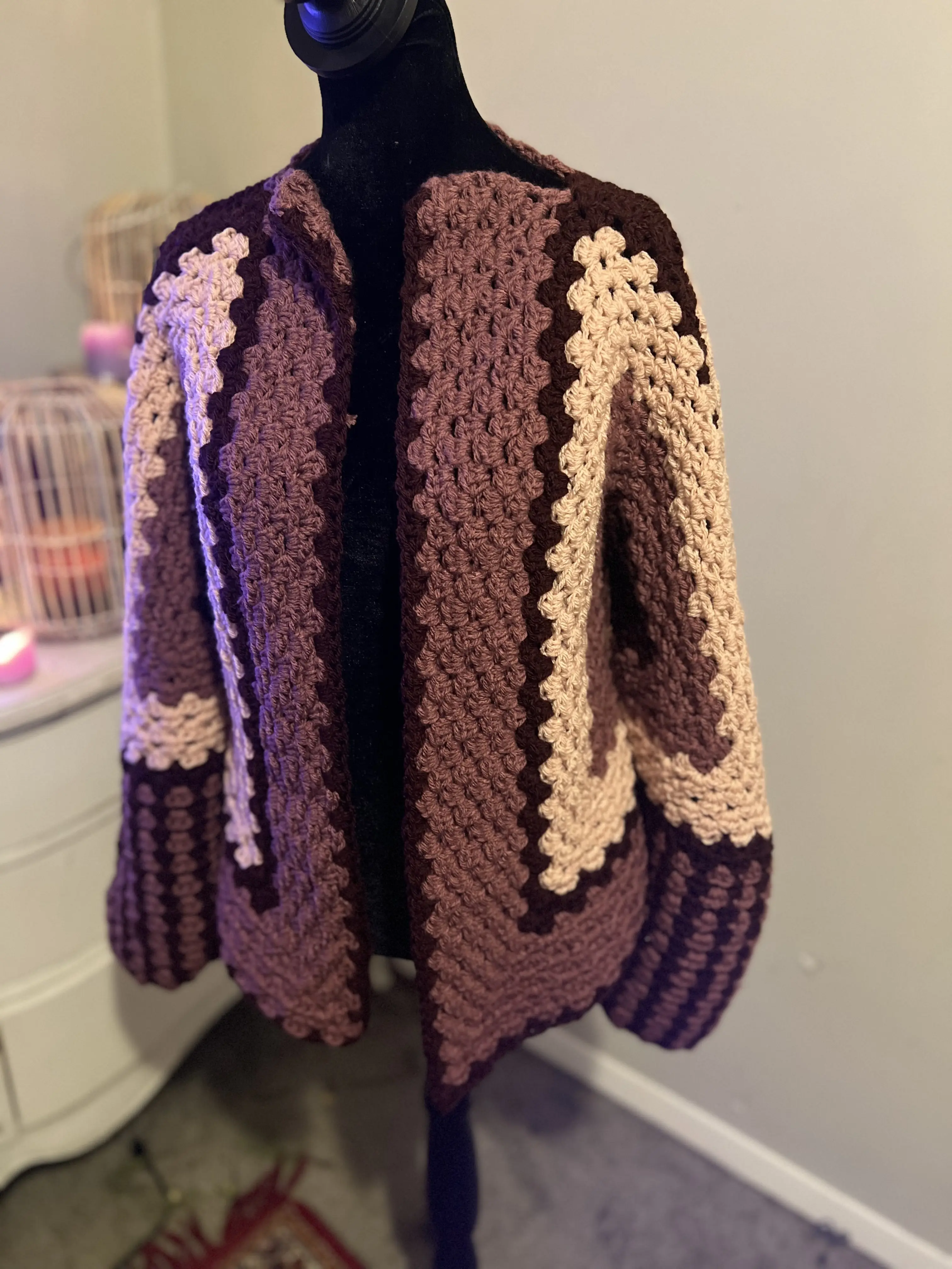 Purple Plum Heart Cardigan