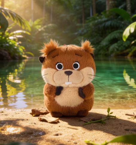 Disney·Pixar's The Beavers' Transformation Plan Series, New & Popular, Cute & Funny Doll, Adorable Official Plush, Perfect Gift
