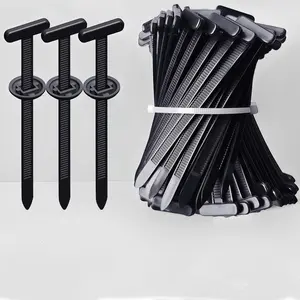 Nylon Universal Cable Tie Buckle, Upgrade Multipurpose Plastic Cable Ties Tool, Multipurpose Heavy Duty Self-Locking Nylon Zip Ties Holder for Car Daily Auto Fixing