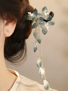 Elegant lace hair bun, traditional handmade floral design accessories, Fashionable Hair Accessories, Tie Up Back, Glass Design, perfect for special occasions and daily wear, enhancing your appearance
