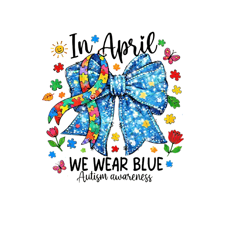 AUS17 In April We Wear Blue Autism Awareness 