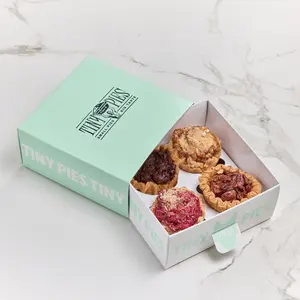 Handmade Pies, Mini 4-Pack (Serves 4), Gift Box, Handmade, Sweet Texas Pecan, Tart Cherry Pie, Gourmet Dessert