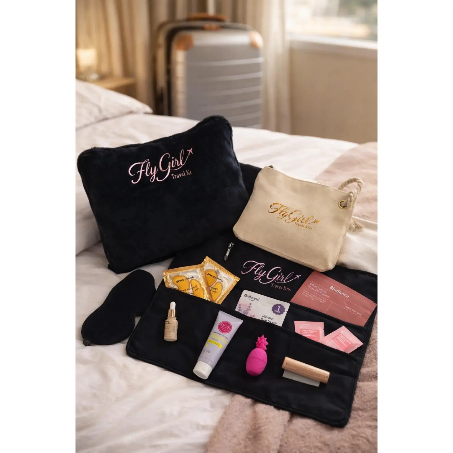 Serenity Travel Set - Refined Skincare Essentials & Travel Comfort