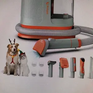 Dog vacuum for shedding grooming, 6-in-1 dog grooming kit and vacuum suction 99 percent pet hair - lightweight large dust bo️️x, grooming vacuum.