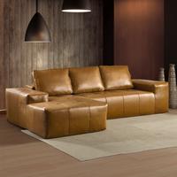 Vintage Tech-Waxed Canvas Left Chaise