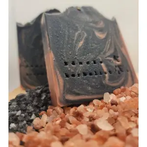 ACTIVED CHARCOAL & FRENCH PINK CLAY SOAP