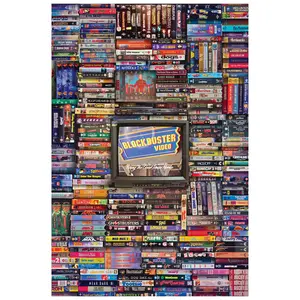 Blockbuster Era 1000-Piece Jigsaw Puzzle | Toynk Exclusive Blockbuster Era 1000-Piece Jigsaw Puzzle | Toynk Exclusive