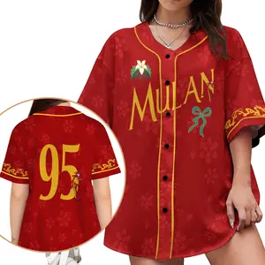 Princess Coquette Bow Mulan Mushu Dragon Baseball Jersey    Family Trip Matching 2025