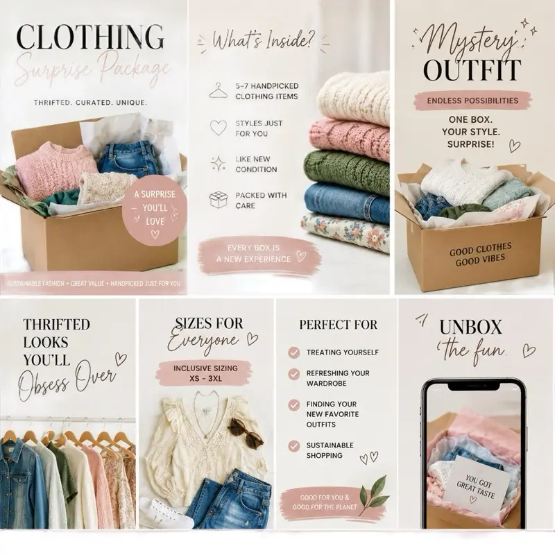Reloom Mystery Clothing Box | Pre-Loved Women’s Fashion + Free Gift