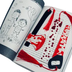 Bookmarks Acrylic  with Tessel for Horror, Thriller, True Crime lovers