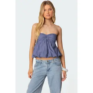 Serina Strapless Bubble Top