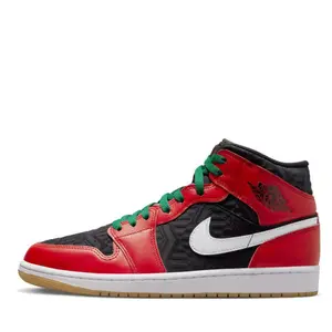 Nike Air Jordan 1 Mid SE Christmas DQ8417-006 Mens Fashion Sneakers New