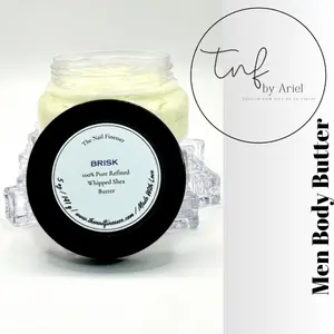 (Men's Collection) TNF By Ariel Body Butters- Handcrafted Shea Butter for Nourishing Hydrating & Protecting Skin with Our Various Scent Options